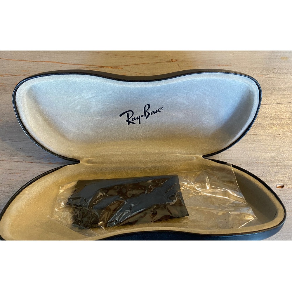 Ray-Ban Black Hardshell Sunglasses Case with Sealed‎ Cleaning Cloth Accessory